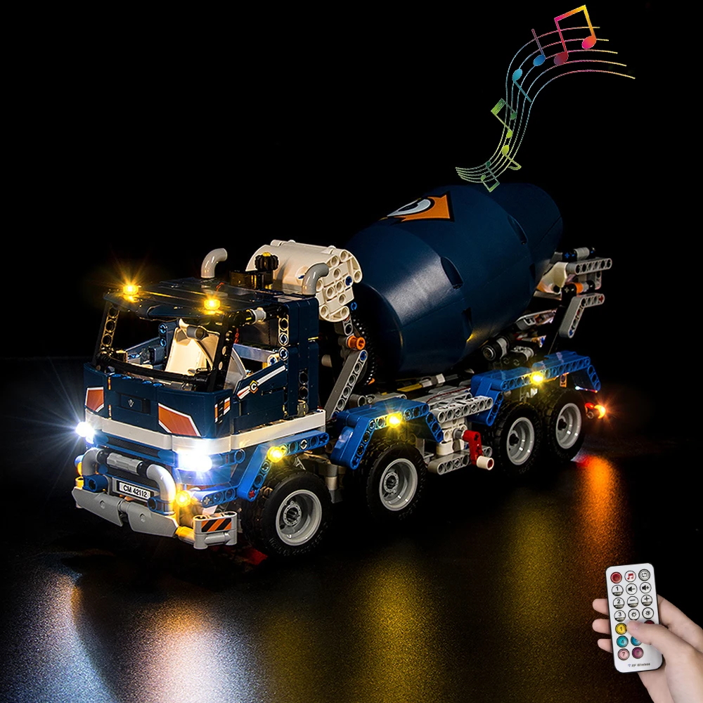 

LED Lighting Set Suitable for Concrete Mixer Truck 42112 Lighting Gift (Excluding Building Blocks)