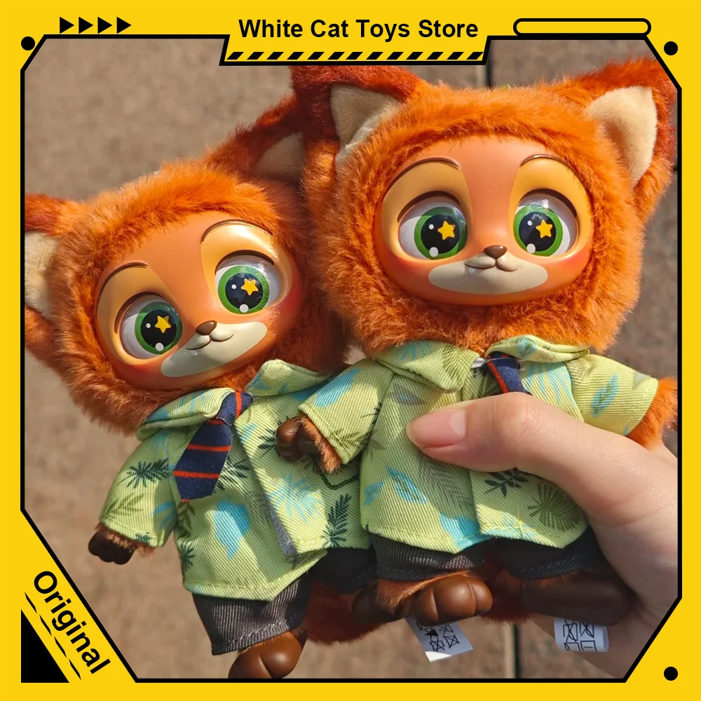 Miniso Zootopia caja ciega Linda figura de acción de Nick Judy Zootopia muñeco de vinilo de peluche caja misteriosa figuras de Anime colección modelo de juguete