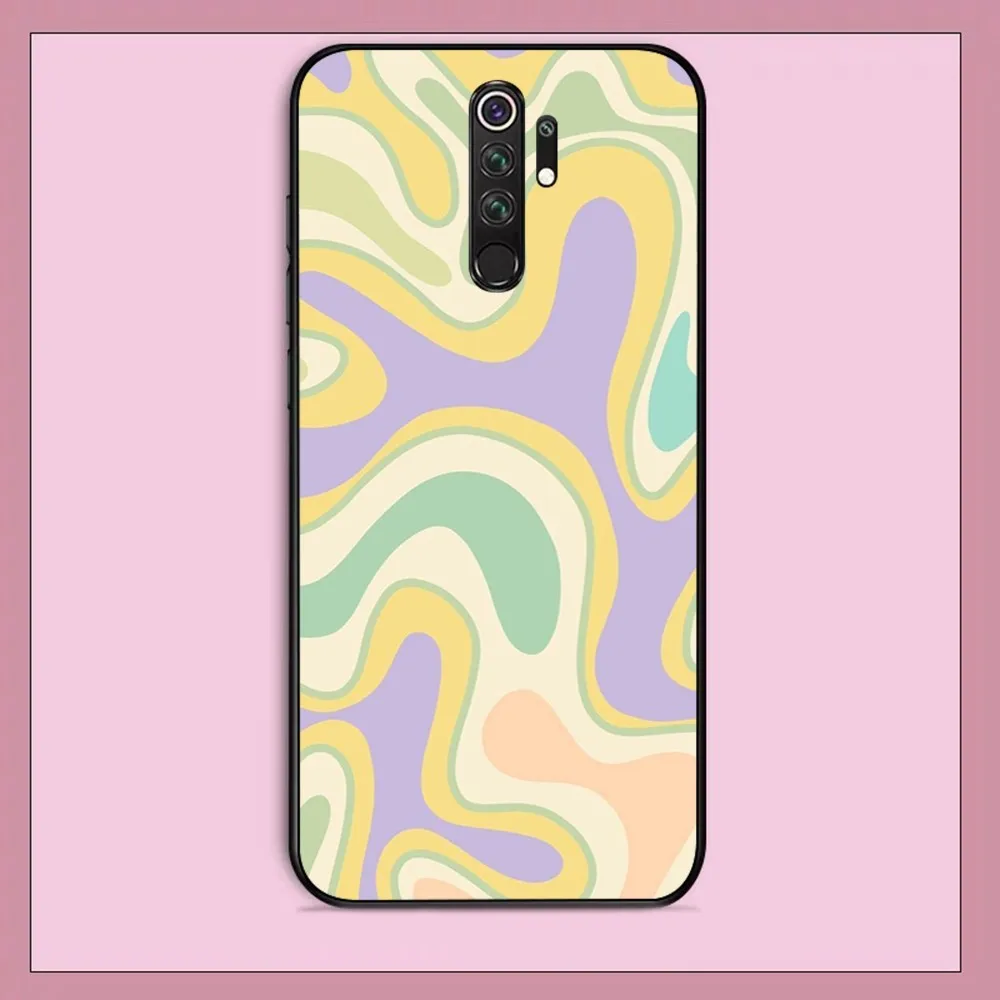 Liquid Swirl Abstract Art Phone Case For Redmi Note 4 X 5 A 6 7 8 T 9 9S 10 11 11S 11Epro Poco M3 pro