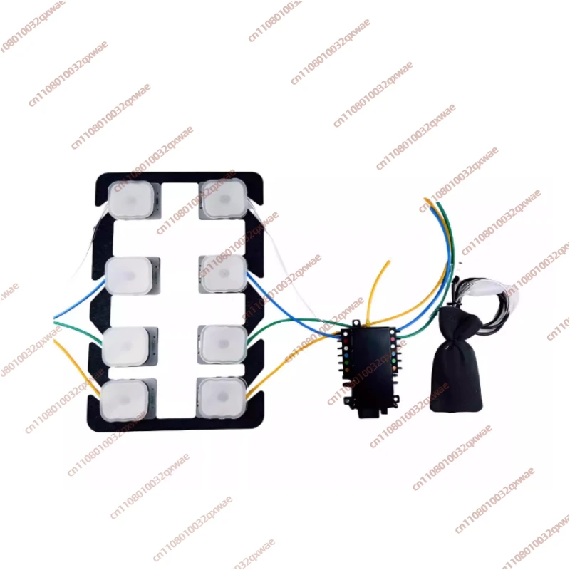 Car Massage Seat Modification Accessories Function Upgrade Kit 8 Points Pneumatic Massage Seat Lumbar Support Lumbar Support