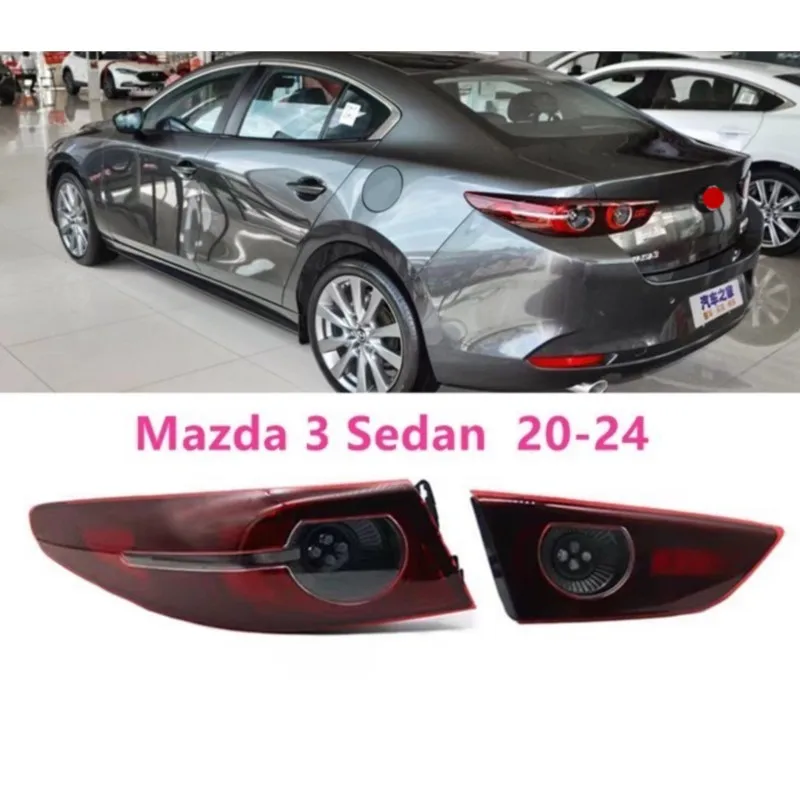 

For Mazda 3 Sedan 2020 -2024 Auto Left Right ​LED Rear Tail Light Warning Brake Stop Light Turn Signal Lamp Car Accessories