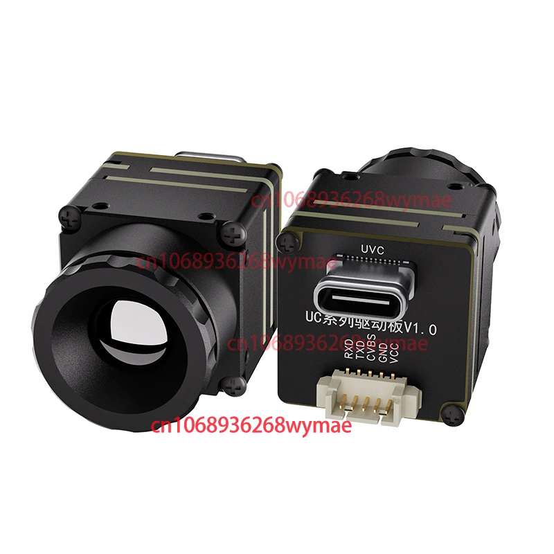 Fotografia 3: Câmera Térmica Hdaniee UC Tipo C com Interface Dupla Analógica CVBS 256/384/640 com USB C e Infravermelho PTZ