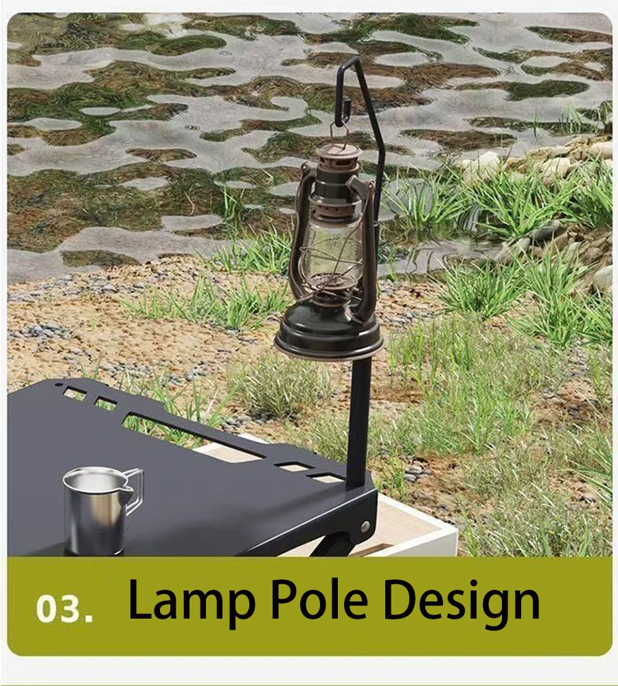 IGT Lichtständer Camping-Laternenstange Verstellbarer Aluminium-Laternenhalter für IGT-System – Detail 5