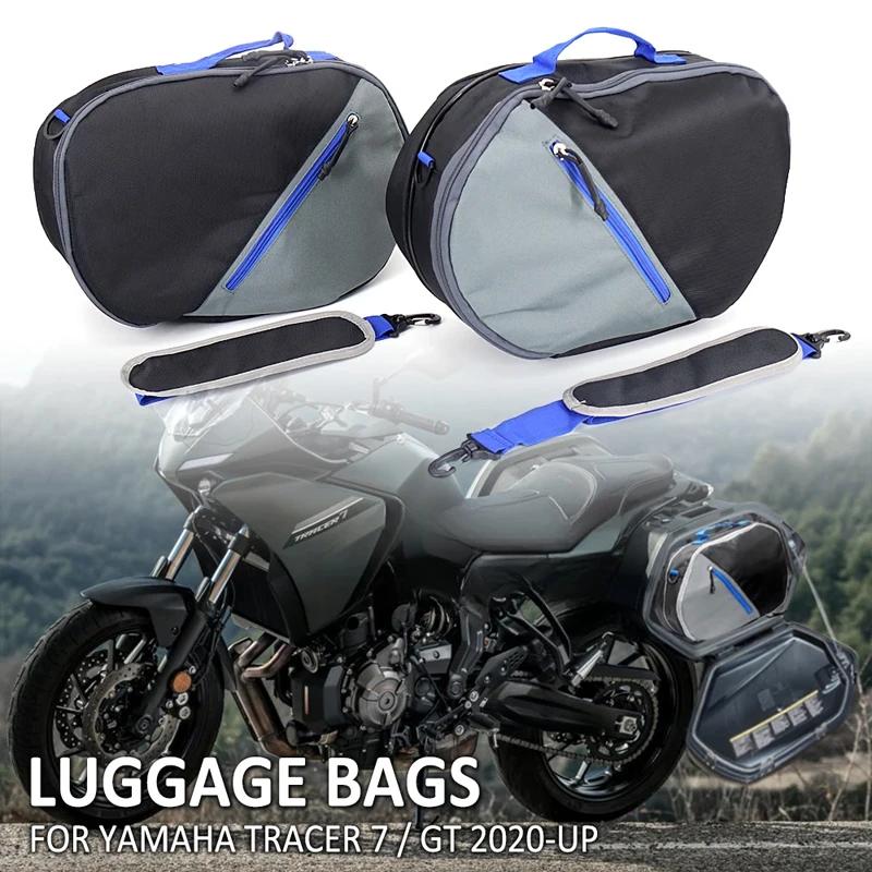 

For Yamaha Tracer 700 7 GT Luggage Bags Black Expandable Inner Bags Pannier Liner Tool Box Saddle Bag Suitcases Motorcycle