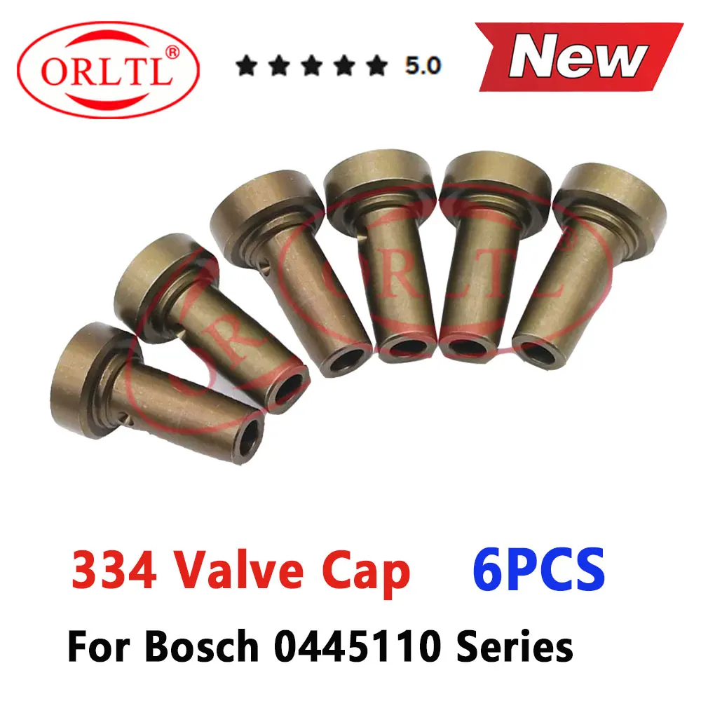 

6PCS F00VC01357 F00VC01358 F00VC01359 F00VC01360 F00VC01363 F00VC01364 334 Valve Cap For Bosch 110 Series Common Rail Injector