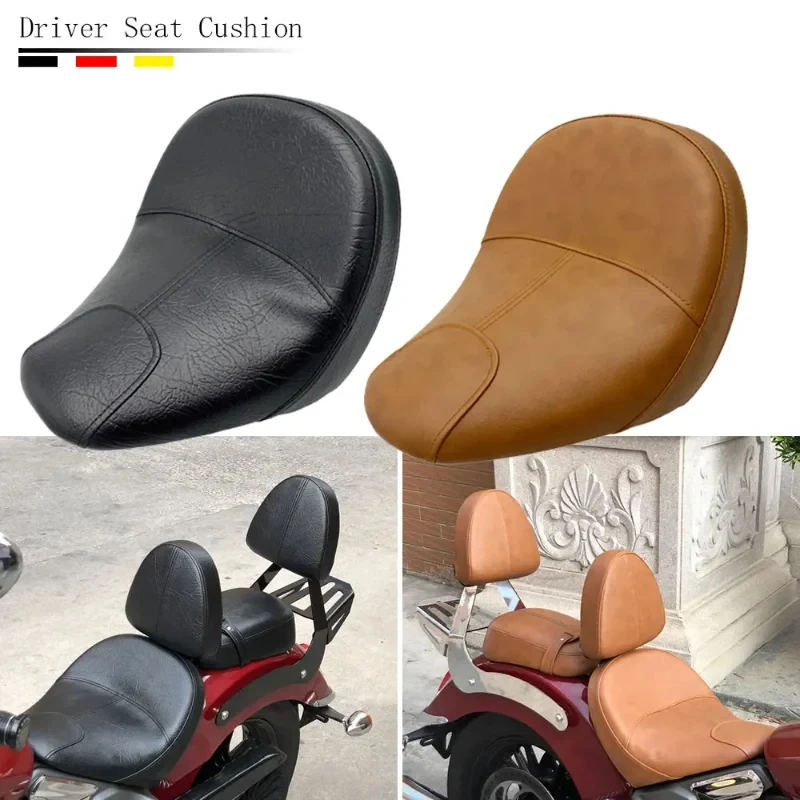 Upgraded Shock-Absorbing Seat Pad Compatible with Indian Scout 2015-2023 & Sixty 16-26 | Ergonomic Solo Rider Cushion