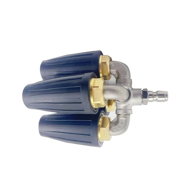 A19I-4-In-1 Turbine Nozzle Pressure Washer,2.0 Orifice Quadruple,360 Swivel Turbine Nozzle,1/4Inch Quick Connector