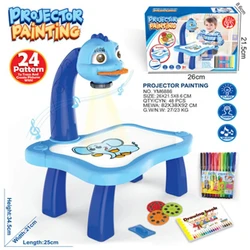 Baby Projection Drawing Board Childrens Early Education Art Drawing Toys Cultivate Kids Interest Study Puzzle Painting Toys Gift