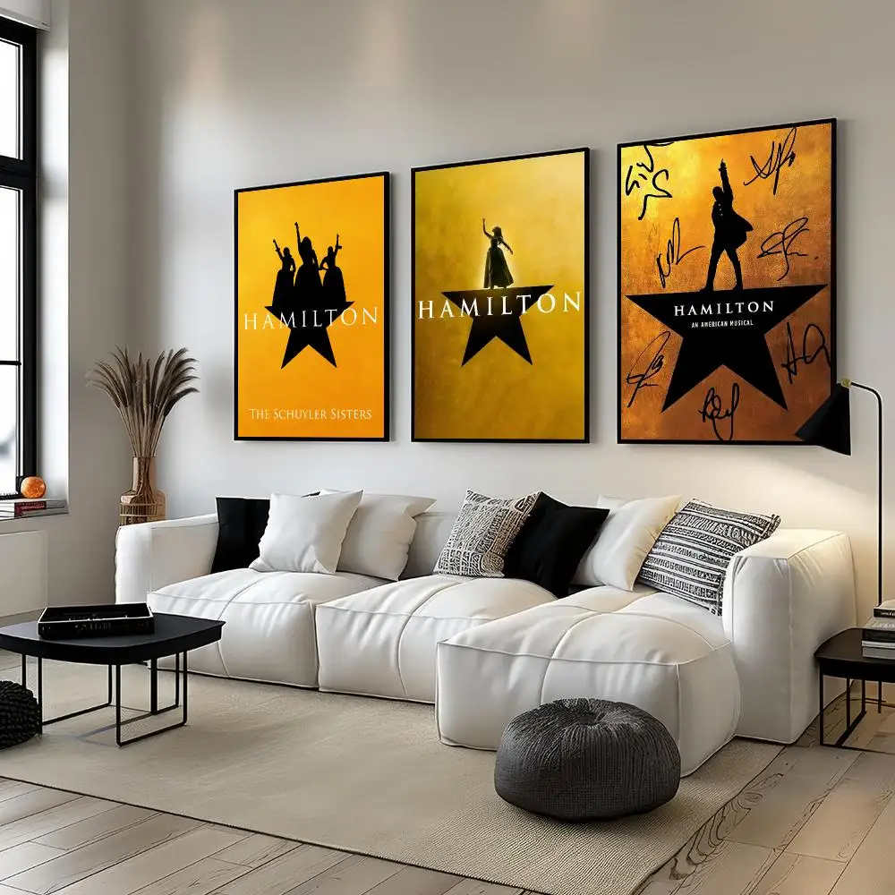 Music H-Hamilton-S Classic Poster Living Room Bedroom Bar Cafes Wall Home Decoration Gifts