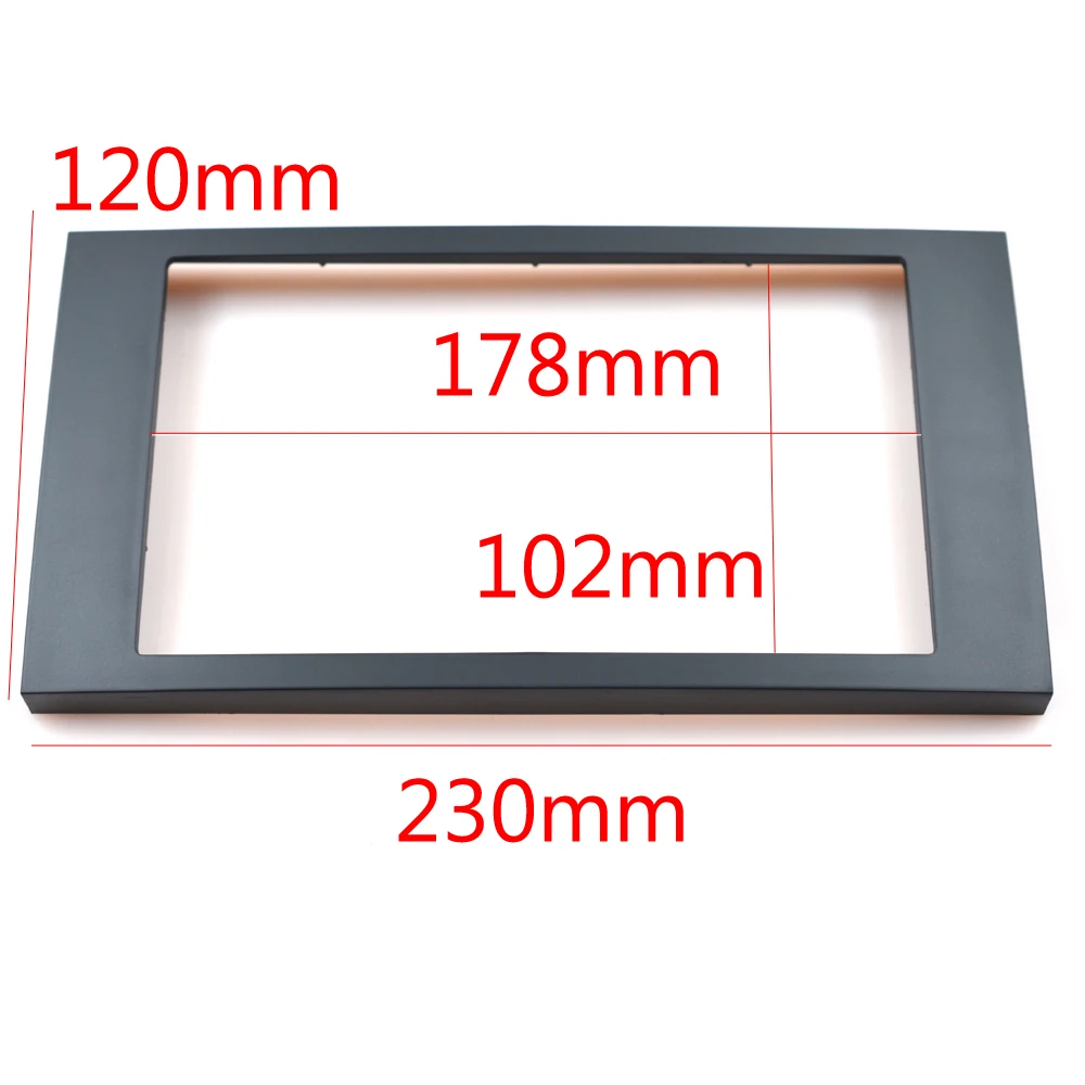 For Ford Focus 2 Din Frame to Car Radio Panel C-Max S-Max Fusion Transit Fiesta Multimedia Player Double Fascia