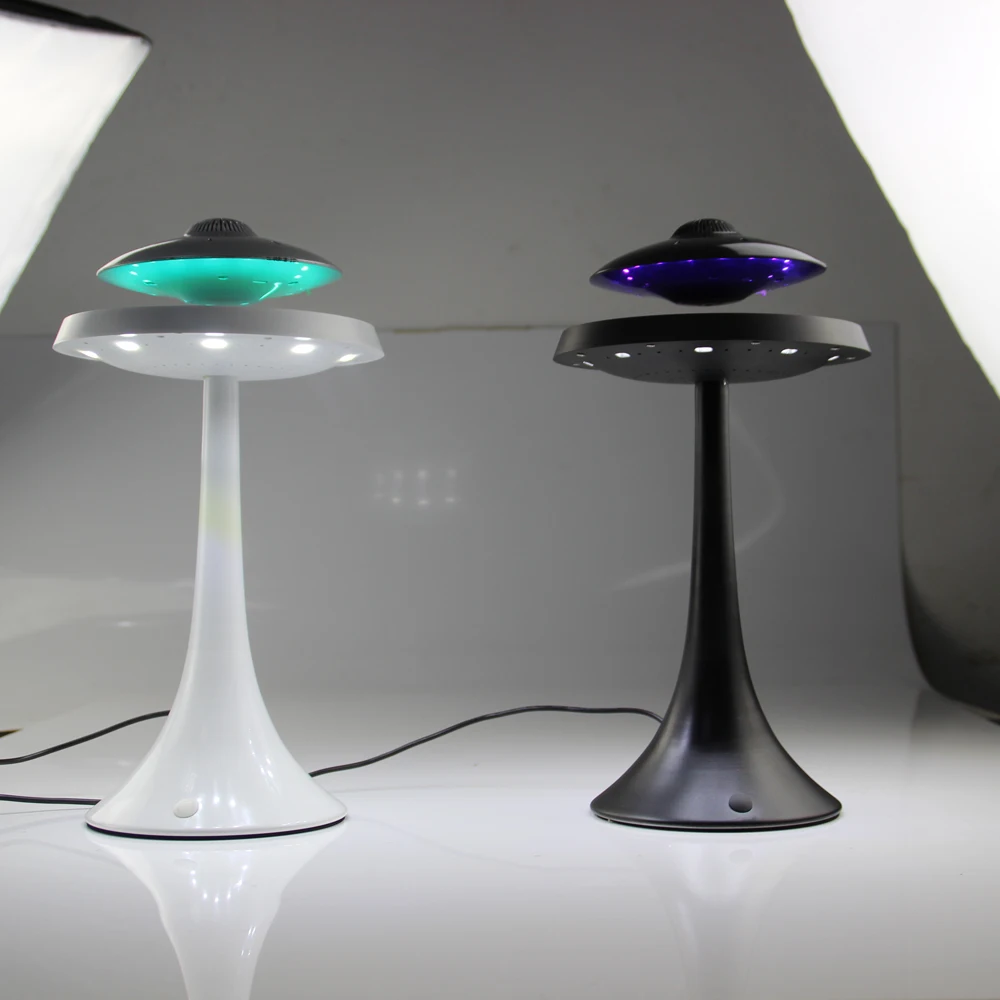 HCNT New listing Levitation LED table lamp with UFO shape speaker