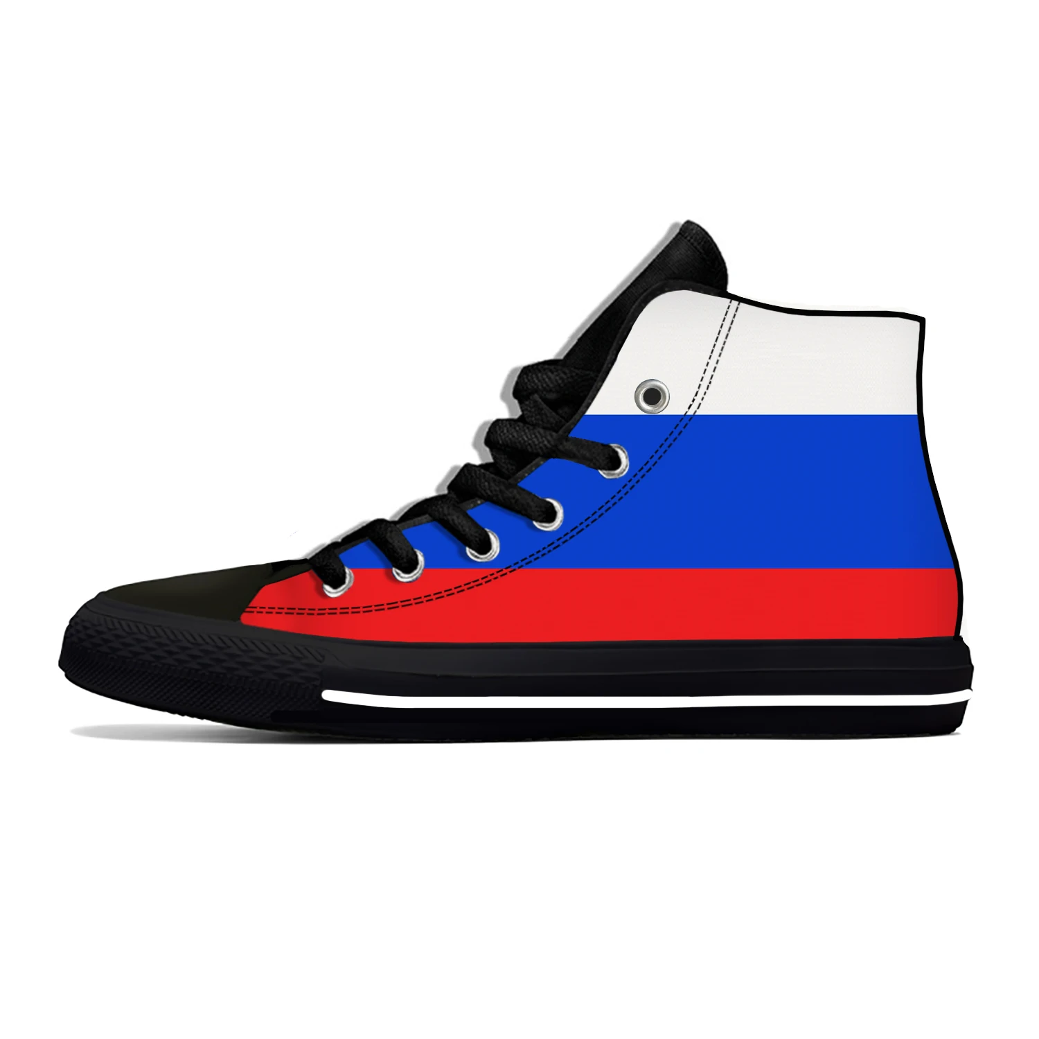 Summer Hot Cool Russian Federation Russia Flag Funny Casual Shoes Breathable Men Women Sneakers High Top Lightweight Board Shoes