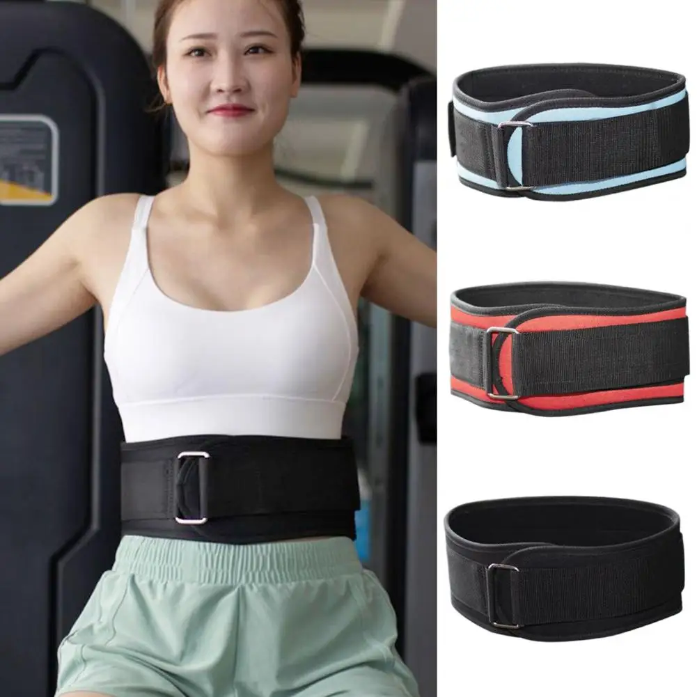 Fitness Belt Waist Support Belt Lightweight Self-locking Powerlifting Belt Adjustable Fitness Waist Belt for Effective Weight