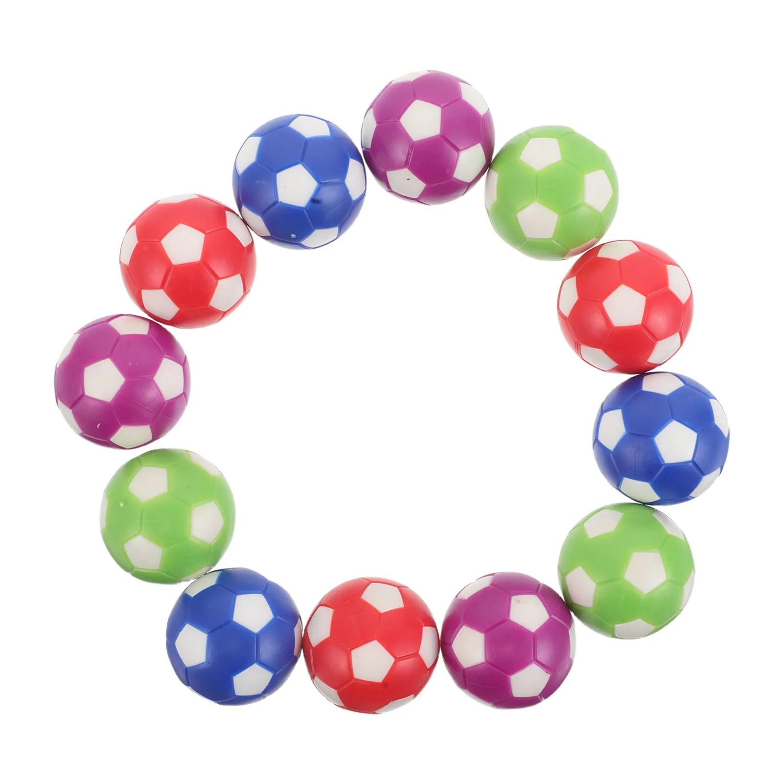 

16Pcs Mini Table Football Balls 28Mm Foosball Balls Table Soccer Replacement Assorted Color Soccer Game Accessories