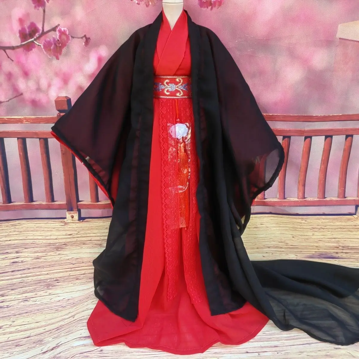 1/3 roupas de boneca terno para 60cm bjd boneca chinês antigo traje vestido conjunto brinquedos vestir-se jogar casa boneca acessórios, sem boneca