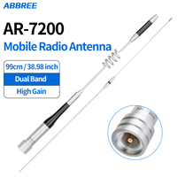 ABBREE AR-7200 Dual Band Mobile Car Radio PL259 Antenna High Gain Antenna VHF UHF for AR-2520 BJ-318 KT-8900 TH-9800 HAM Radio