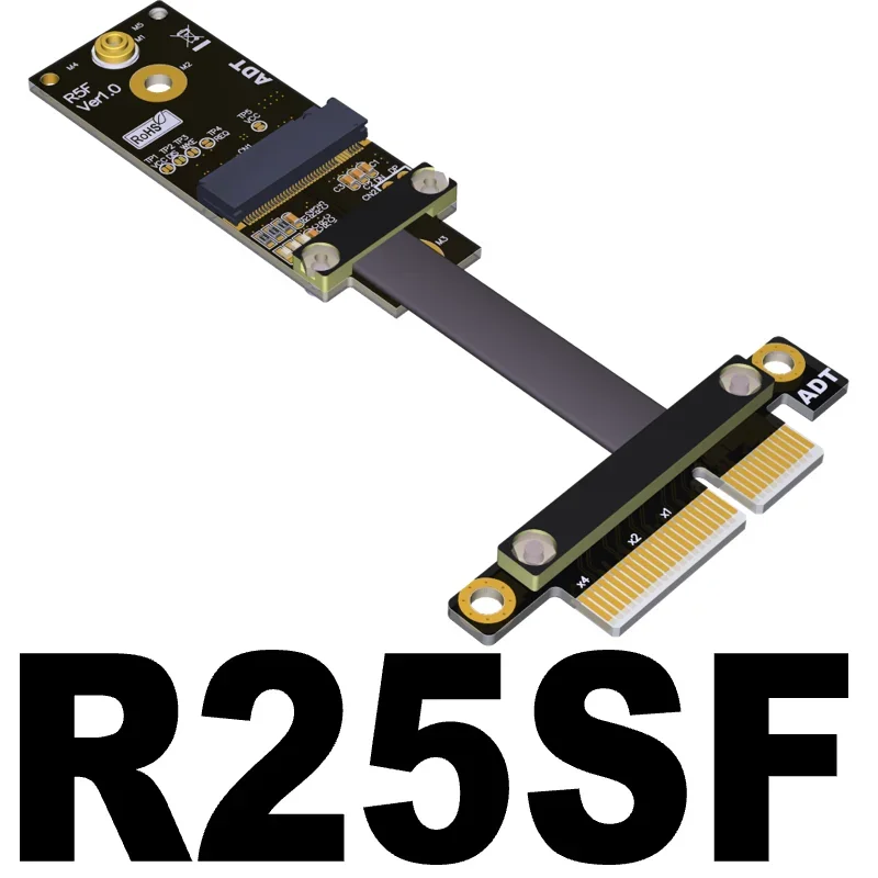 PCIe X4 To M.2 A.E. Key WiFi Adapter Extension Cable Wireless Network Card Cable PCIe 3.0 8G/bps Converter Cables