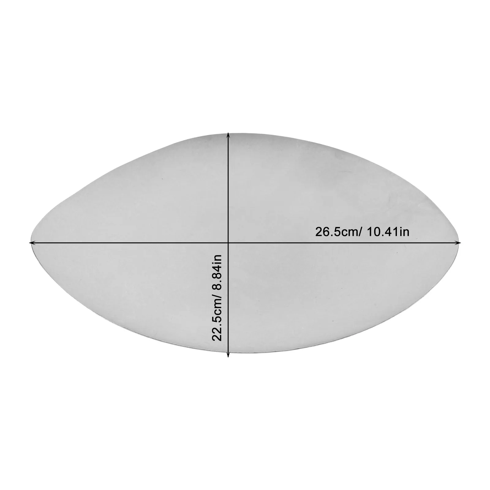 Vintage Stainless Steel Serving Tray Unique Irregular Design Dessert Display Plate for Afternoon Tea Graduation Cake Holder Oven