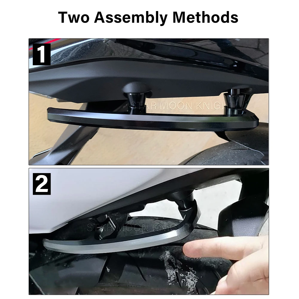 Alças de barra de alumínio para Kawasaki, alça traseira do passageiro, Ninja650, Ninja650, Z650, Z 650, 2017-2023, acessórios