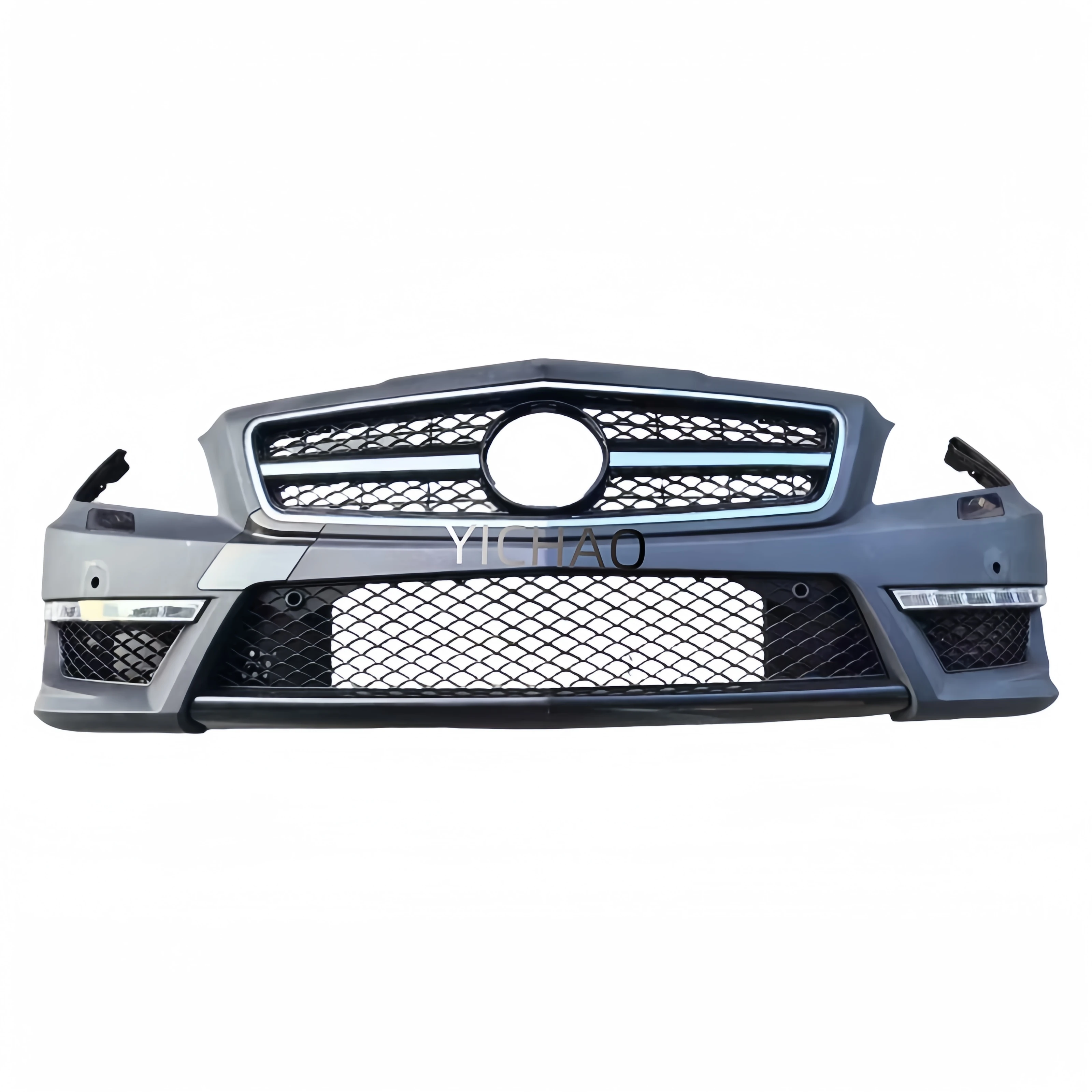 

FOR Mercedes Benz CLS63 W218 AMG 2011 '-2017' Car Front Bumper OEM With Holes + LEDs + Grille
