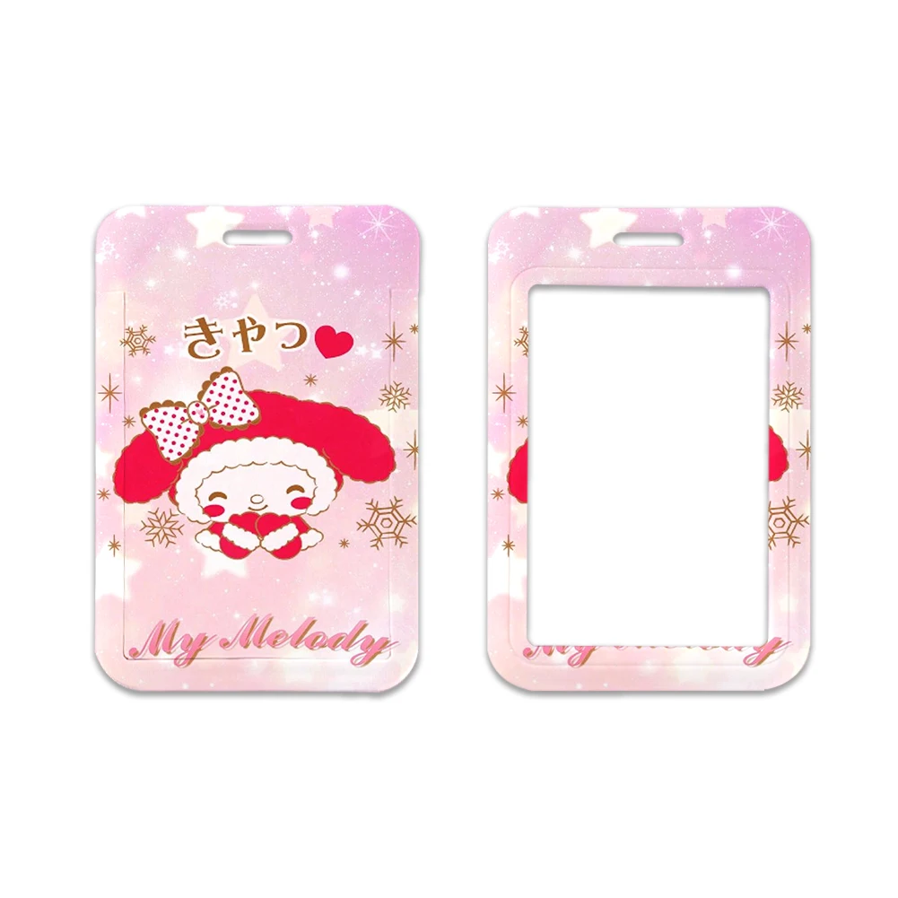 W Hello Kitty karta biurowa smycz na telefon komórkowy breloczki linka do kluczy karta identyfikatora karta magistrali pokrowiec na karty identyfikator smycz na kartę