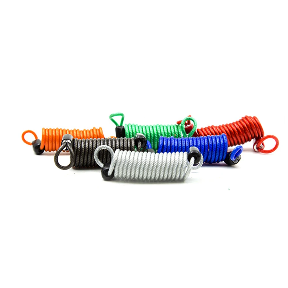 

6 Pcs Heavy Duty Hanging Wire Anti-theft Reminder Rope Spring Lock Weatherproof