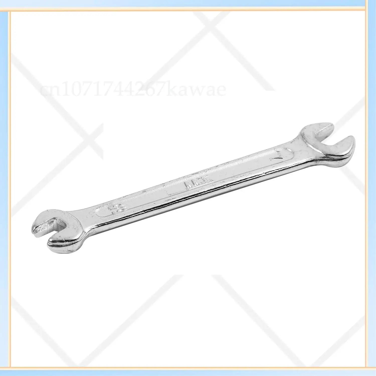 -A16I فضي اللون 5.5 مم × 7 مم على شكل حرف U أداة مفتاح ربط مزدوجة مفتوحة الأطراف