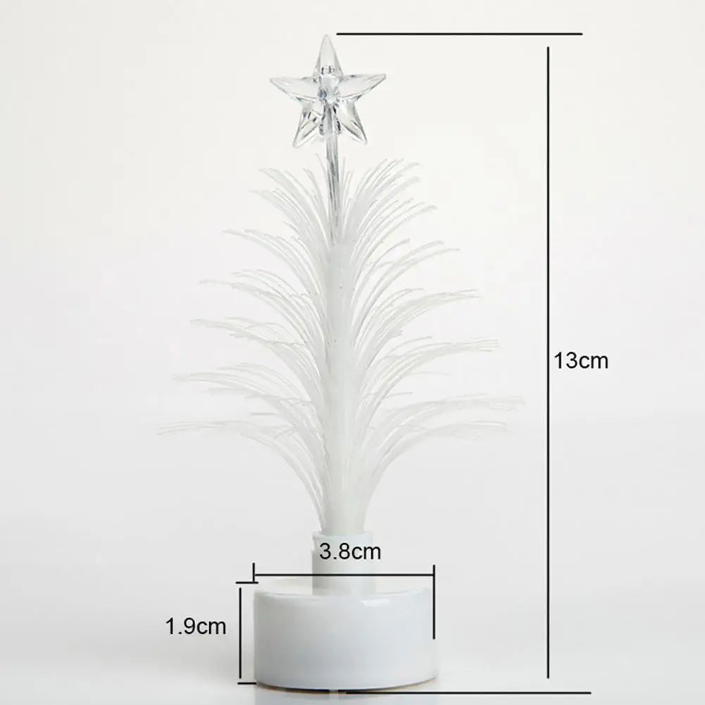 LED Fiber Optic Nightlight Christmas Tree Lamp Light Creative Star Christmas Tree Light Xmas Decoration Night