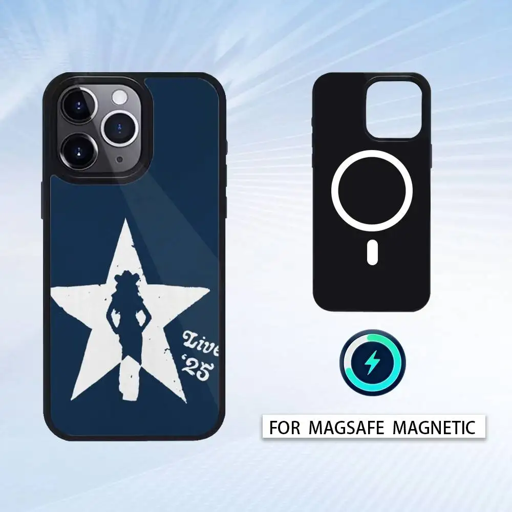 Custodia per telefono B-Beyoncé Lemonade per iPhone 16,15,14,13,12,Pro,Max per ricarica wireless magnetica Magsafe