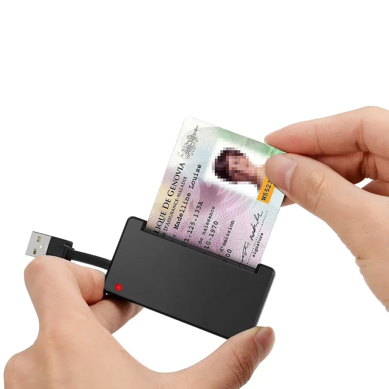 USB Smart Card Reader Memory IC ID Bank Card EMV Electronic DNIE SIM Cloner Connector Adapter for PC Compute