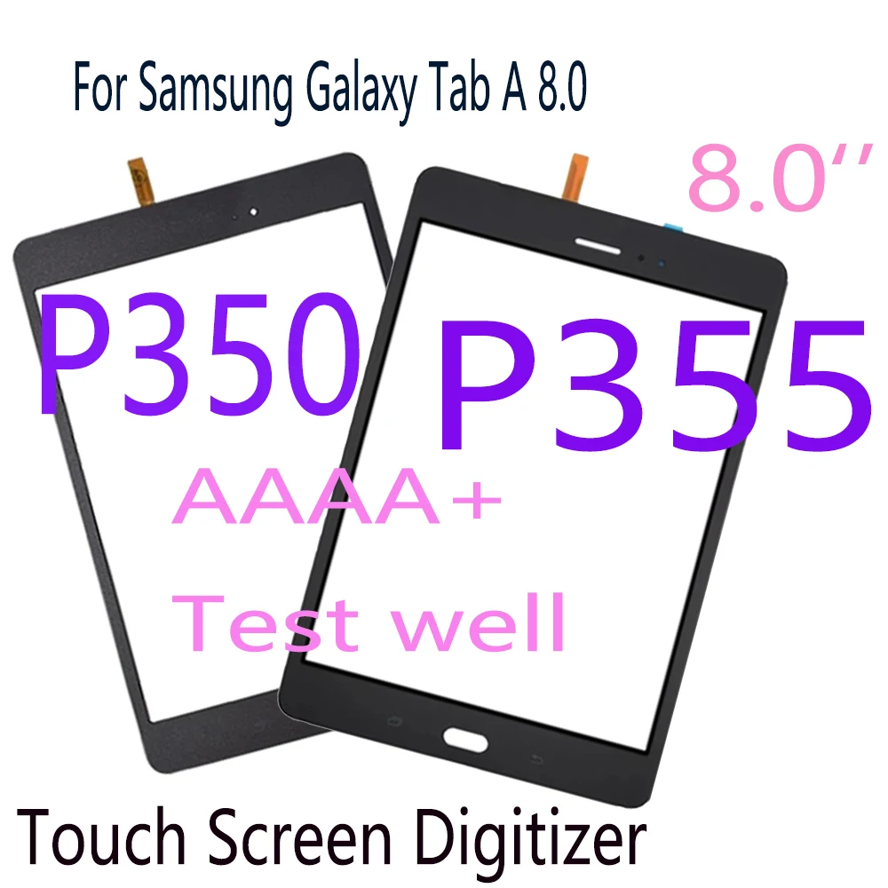 

For Samsung Galaxy Tab A 8.0 S Pen 2015 P350 P355 SM-P350 Touch Screen Digitizer Panel Sensor Tablet Front Outer LCD Glass