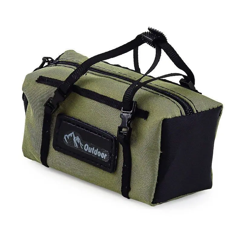 1/10 RCクローラーカーTRX4ディフェンダーブロンコAXIAL SCX10 RC4WD D90レイスジープTF2用シミュレートされた車の屋根寝袋/ダッフルバッグ