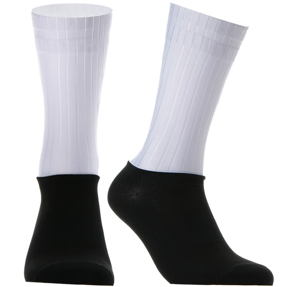 Anti-Slip Silicone Ciclismo Meias para Homens, Pro Nova Equipe Aero, Bike Sport Running Socks