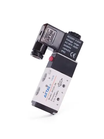 AIRTAC 공압 전기 솔레노이드 밸브, 방향 제어 마그네틱 밸브, 더 나은 품질, 4V210-08, 4V310-10, 4V410-15, 24V, 220V