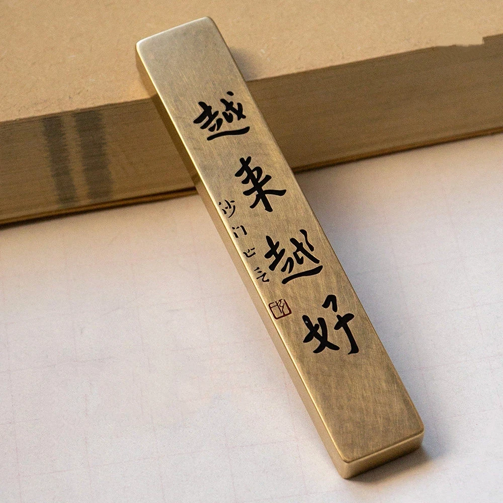 presse-papiers-de-calligraphie-chinoise-en-laiton-support-pour-pinceau-d'ecriture-presse-papiers-decoration-metallique-de-style-chinois-fournitures-artistiques-creatives