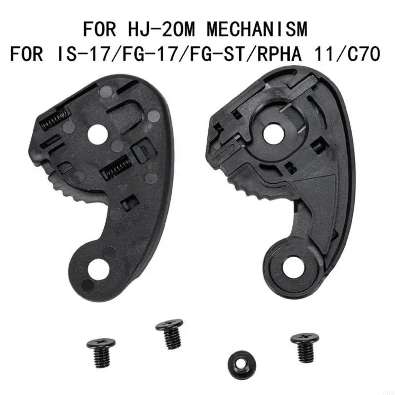 F1CF Easy Installation Helmets Bottom Base Mount Support Secure Attachment for IS-17 FG-17 RPHA 11 Improve Motorbike Safety