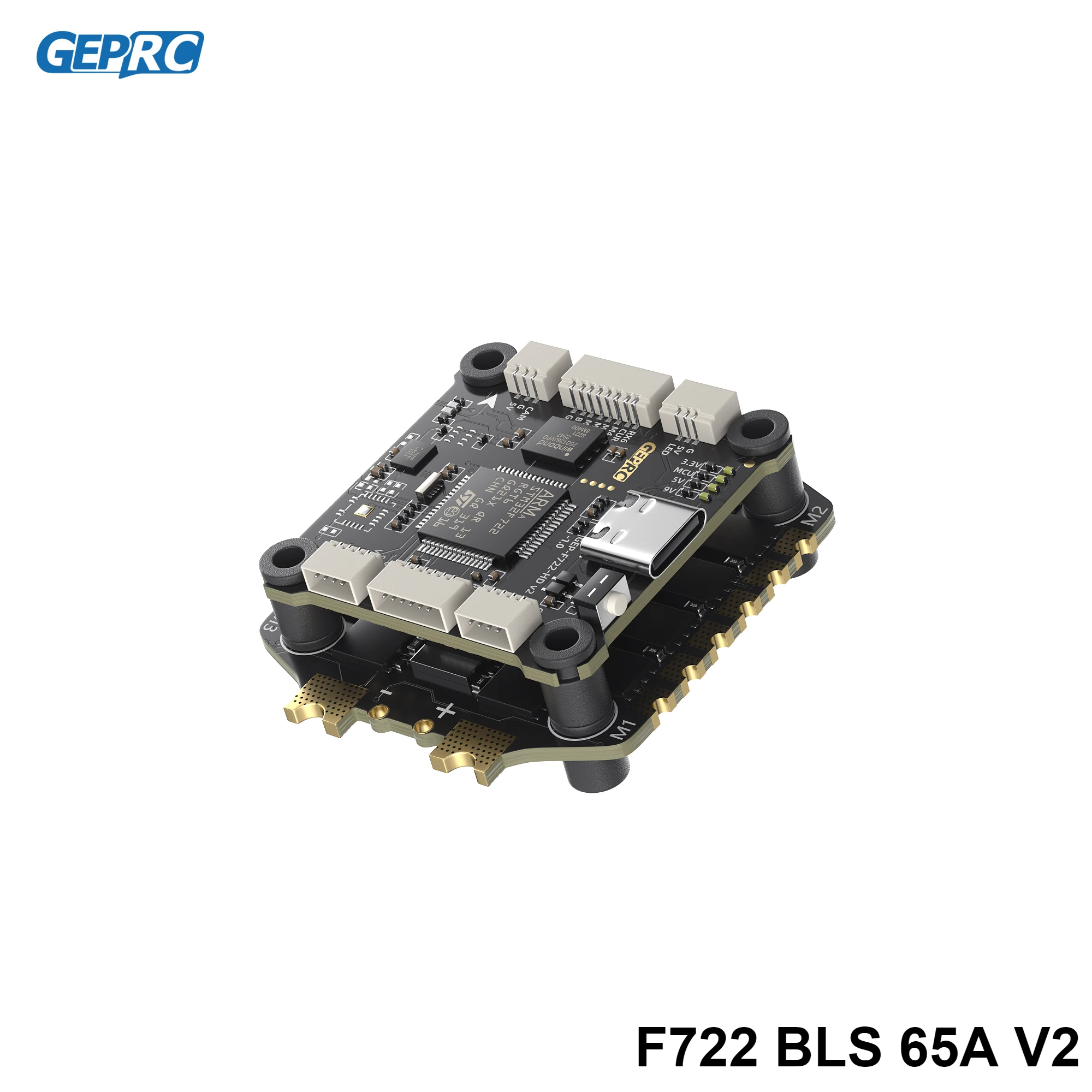 GEPRC TAKER F722 BLS 65A V2 STACK 65A 4IN1 ESC Flight Controller Data Analyze Record Flight Data Plug and Play Racing FPV Drone