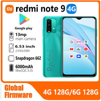 Xiaomi Redmi Note 9 4G / 9T Smartphone Global firmware Qualcomm Snapdragon 662 6.53-inch 18w (QC3.0) side fingerprint used phone