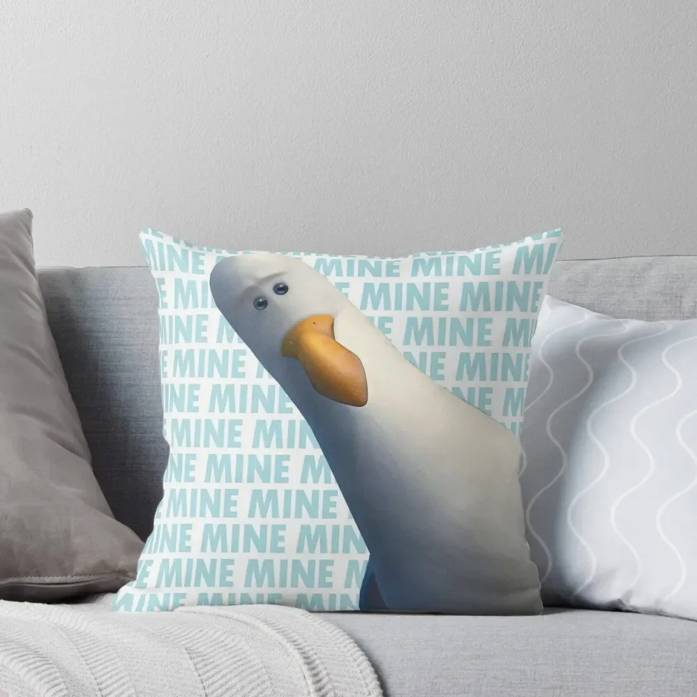 

Nemo Seagull 'mine!' Funny shirt Throw Pillow Luxury Sofa Cushions Cushions Christmas Pillow Covers Pillow