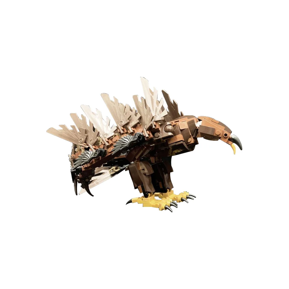 MOC Eagle of Middle Earth Model Building Blocks Rings Movie Elf Orc Gwaihir Eagle Bird Animal Bricks Idea Toy Adult Gift