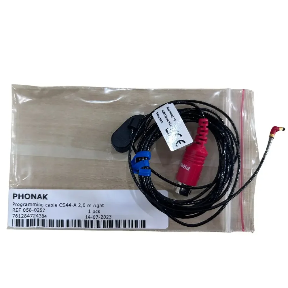 Original Phonak Digital Hearing Aid Programming Cable CS44A for Phonak and Unitron BTE Hearing Aids