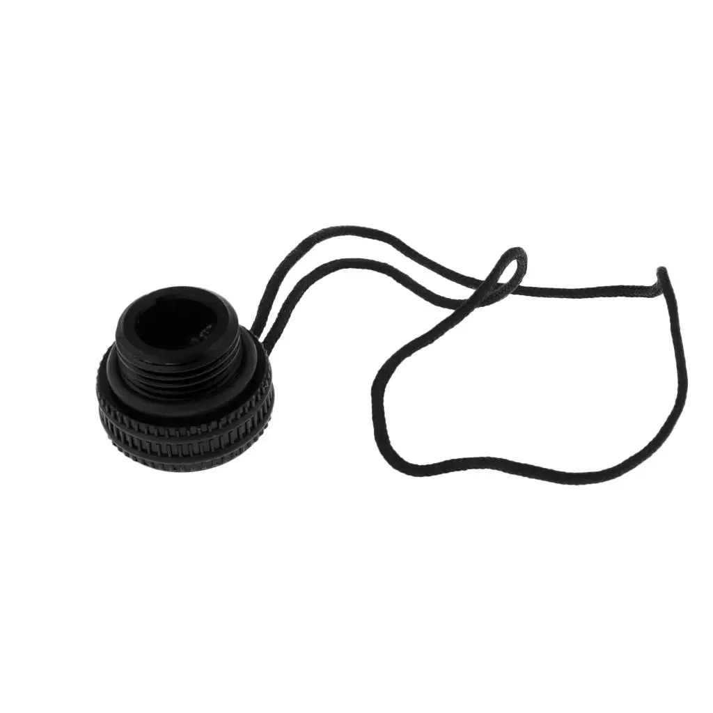 Easy Install Tank Valve Dust Cap Aluminum Protector Plug for 1L Diving Tank with Pump Adapter