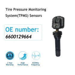 4/1PCS 433MHz TPMS Sensor Tire Pressure Monitoring System OEM 6600129664 For Geely Okavango Atlas Pro BelGee