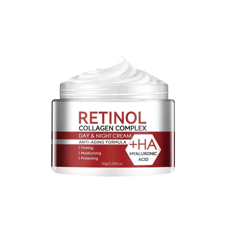 Retinol Hyaluronzuur Collageen Complex Verstevigt de huid Verheldert de huidskleur en herstelt beschadigde huid