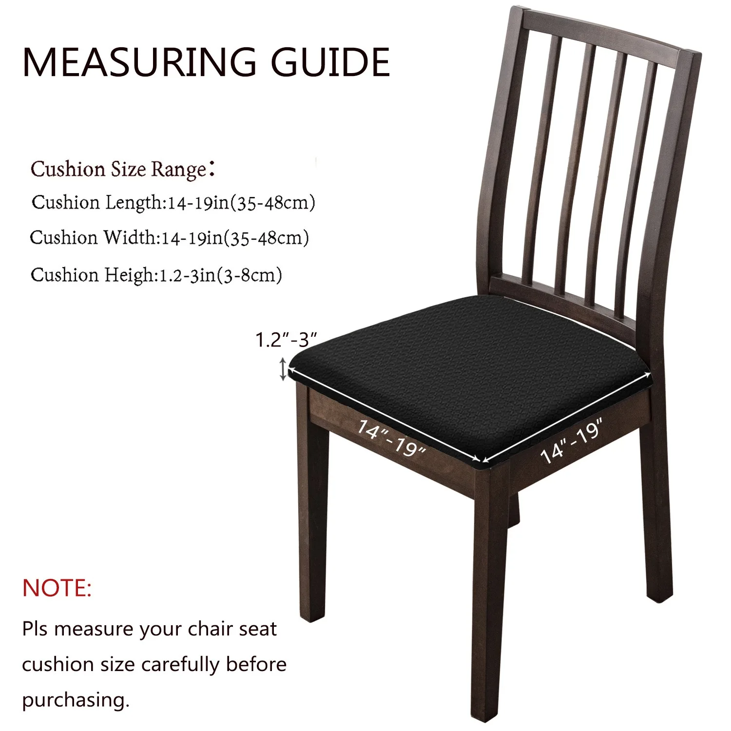 1/4/6pcs Stretchable Jacquard Dining Chair Seat Covers, Elastic Fit, Machine Washable, Modern Style, Integrated Design view 4