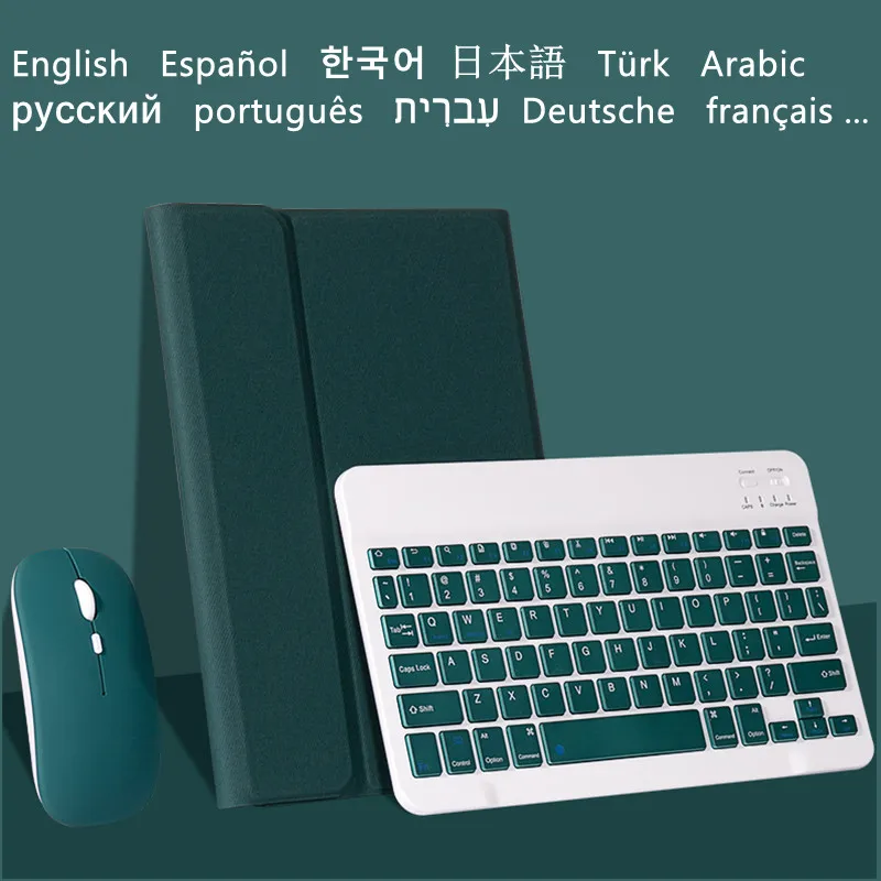 

Magnetic Case for Huawei MatePad 10.4 Keyboard Case BAH3-W09 AL00 Wireless Russian Keyboard for Honor Pad V6 Tablet Cover