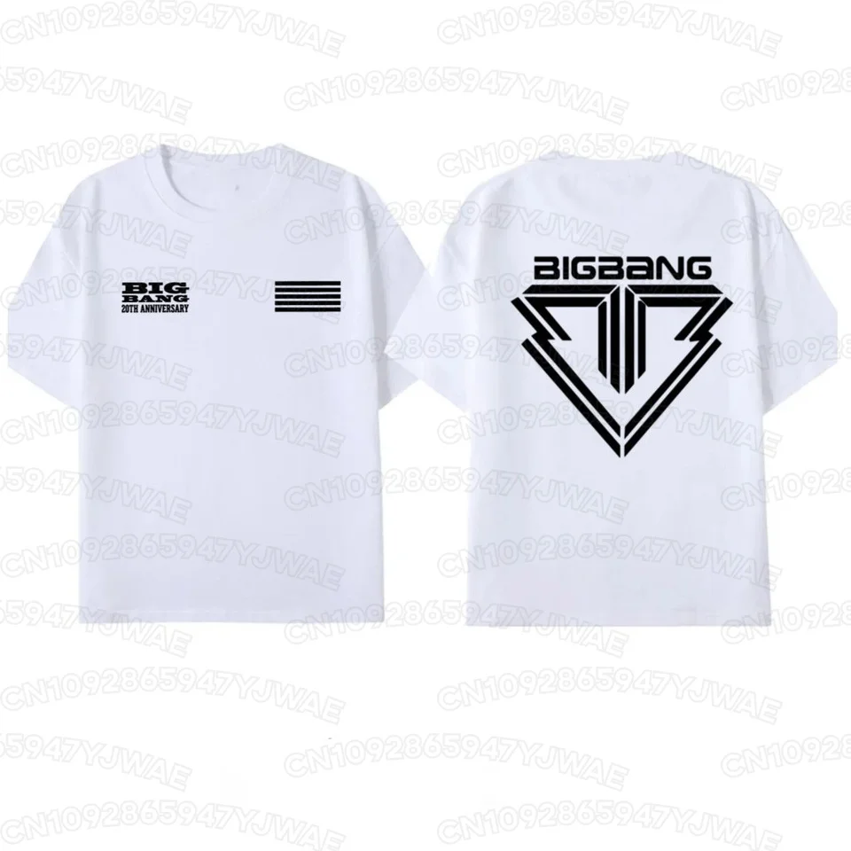 Summer Men's Women's Bigbang 20th Anniversary Concert T-Shirt G