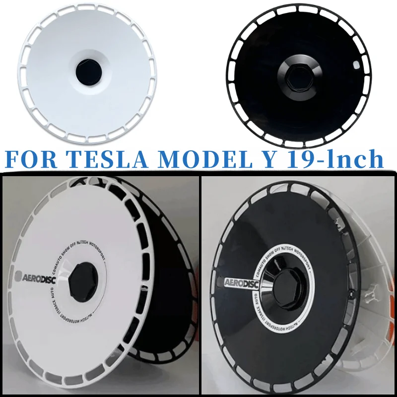 

4PCS 19Inch Wheel Hubcap Hight Performance Replacement Hub Cap For Tesla Model Y Wheel Cap Full Rim Cover Accessories 2019-2023