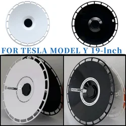 4PCS 19Inch Wheel Hubcap Hight Performance Replacement Hub Cap For Tesla Model Y  Wheel Cap Full Rim Cover Accessories 2019-2023