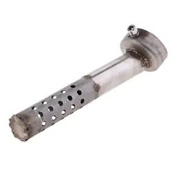 160mm Long Motorcycle Exhaust Can Angled Baffle 48mm